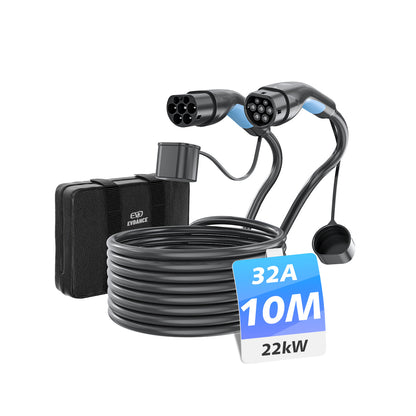 EVDANCE 3-phasiges Typ-2-zu-Typ-2-Ladekabel 32 A