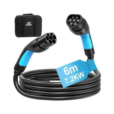 EVDANCE Single Phase Type 2 EV Charging Cable, 32A (7.2kW)