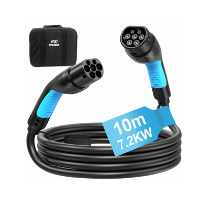 EVDANCE Single Phase Type 2 EV Charging Cable, 32A (7.2kW)