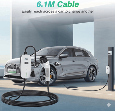 EVDANCE Single Phase Type 2 EV Charger 16A, 3.68 (kW), Schuko Plug