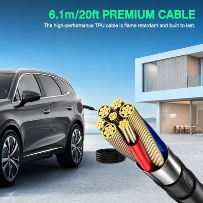 EVDANCE 11 (kW) Mobile Wallbox, 3 Phase Type 2 EV Charger 16A Max, CEE Plug