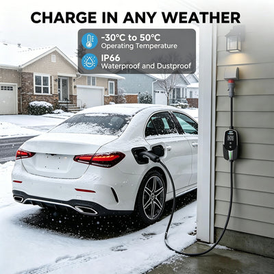 EVDANCE 11 (kW) Mobile Wallbox, 3 Phase EV Charger 16A Max with DC 6mA Protection
