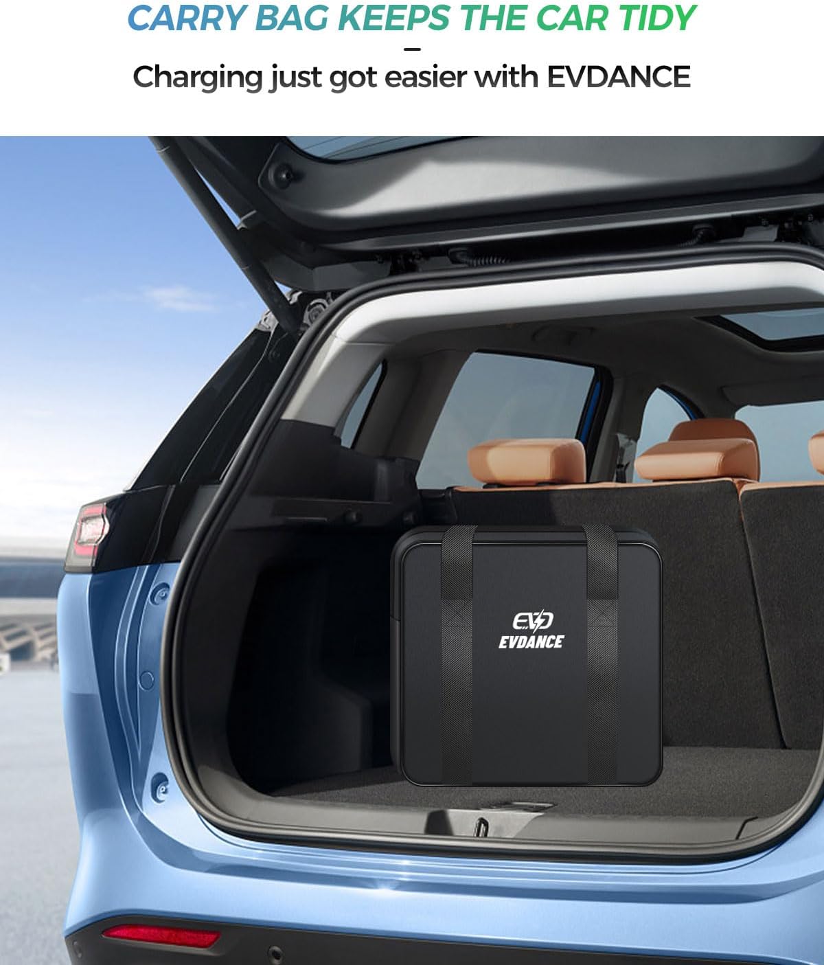 EVDANCE Single Phase Type 2 EV Charger 10A Max, 2.3 (kW), 3 Pin Plug